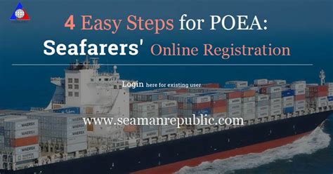 seafarer online registration|Easy Guide for POEA SRC Online Registration for  .